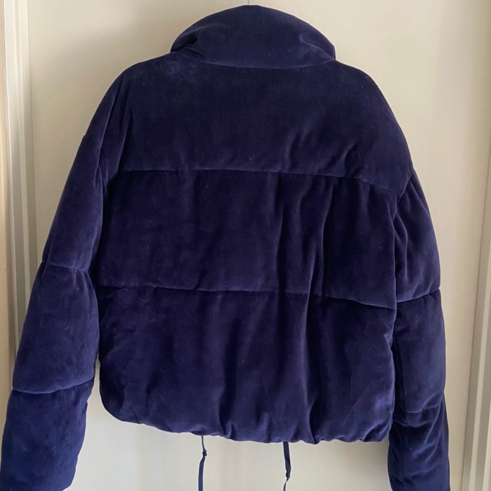 Spiritual Gangster Velour Puffer Jacket - Picture 5 of 6